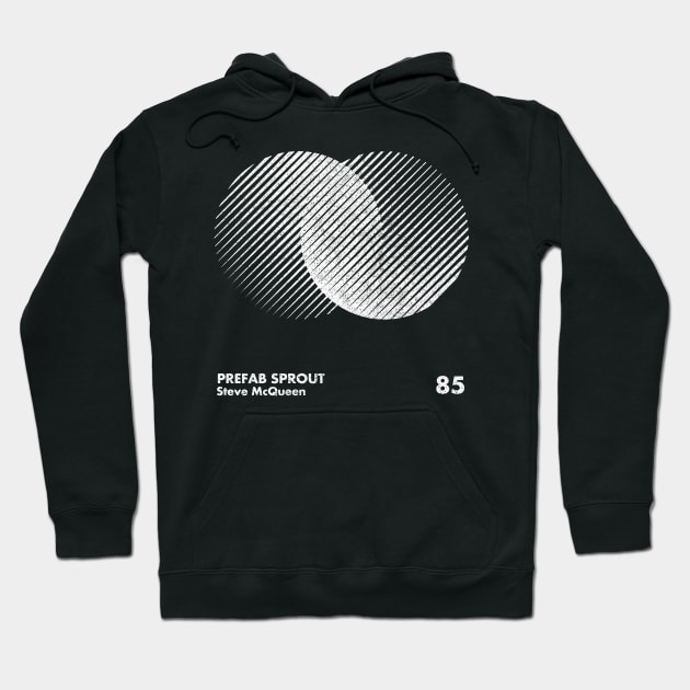 Prefab Sprout / Steve McQueen / Minimal Graphic Design Tribute Hoodie by saudade